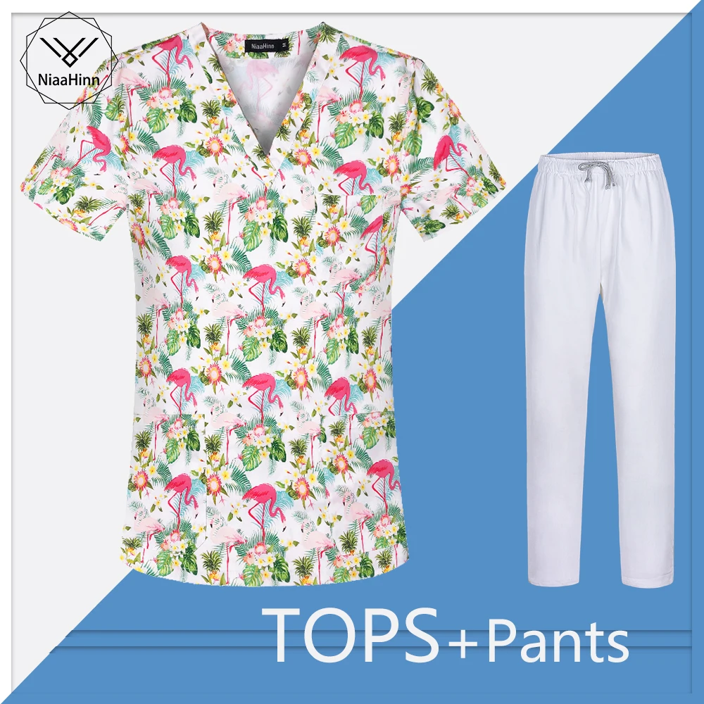 Veterinary Pure Cotton Pharmacist Dentist Nurse New Tops Fashion Slim Beauty Scrubs Blouse Spa Nurse Medical Lab Medical Uniform
Veterinary Pure Cotton Pharmacist Dentist Nurse New Tops Fashion Slim Beauty Scrubs Blouse Spa Nurse Medical Lab Medical Uniform