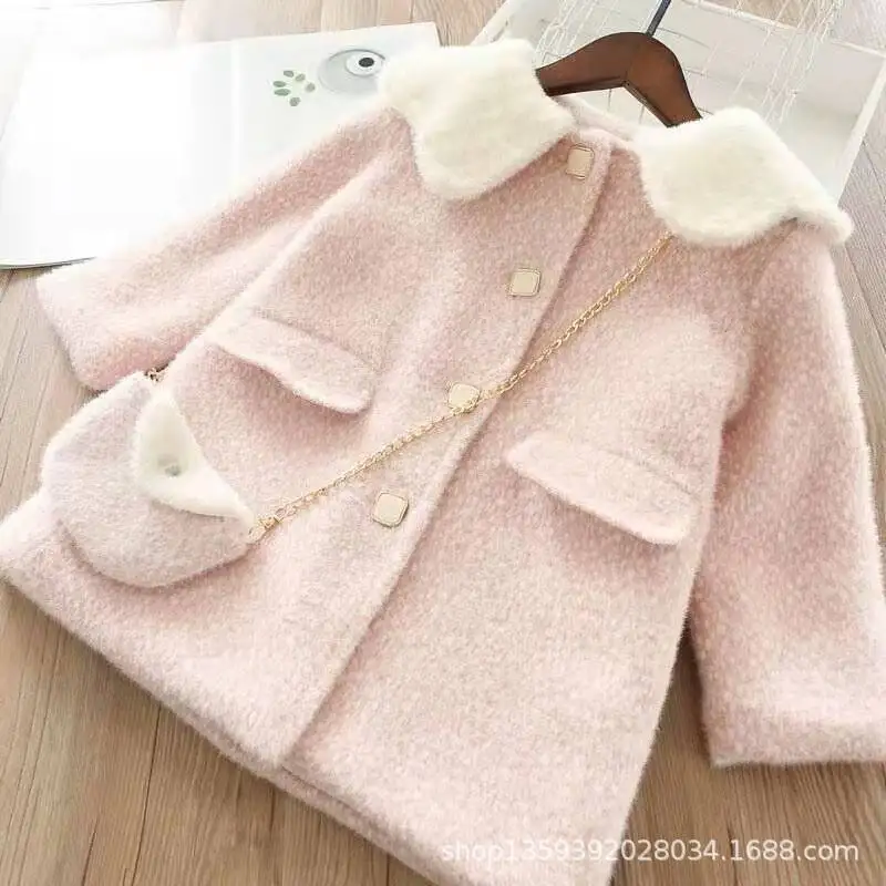 Children Baby Kids girl's new winter clothes thick children's mink coat with cotton and woolen coat
Children Baby Kids girl's new winter clothes thick children's mink coat with cotton and woolen coat