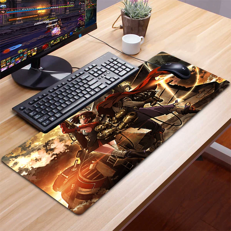 Kabaneri Of The Iron Fortress Mouse Pad Mat Computer Mousepad 90x40 Natural Rubber Mouse pad gamer desk mat Gamer keyboard Mouse 
Kabaneri Of The Iron Fortress Mouse Pad Mat Computer Mousepad 90x40 Natural Rubber Mouse pad gamer desk mat Gamer keyboard Mouse