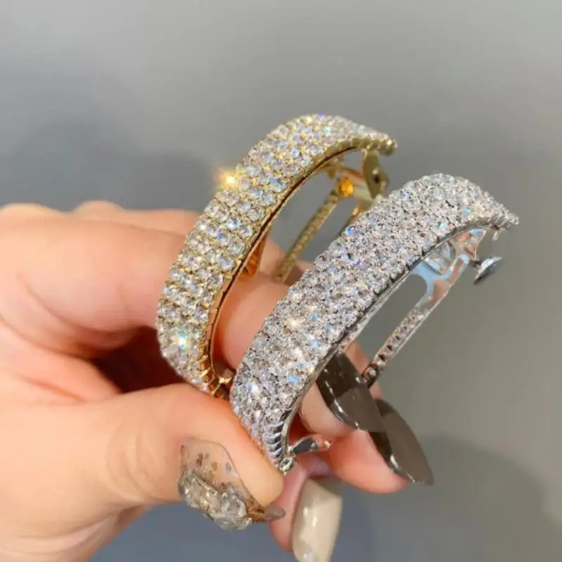 Exquisite Diamond-studded Hairpin Back Head Temperament Clip Wild Ponytail Buckle Net Red Plate Hair Headdress
Exquisite Diamond-studded Hairpin Back Head Temperament Clip Wild Ponytail Buckle Net Red Plate Hair Headdress