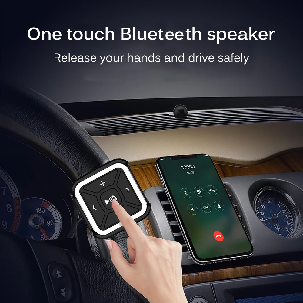 Onever Bluetooth 5.0 Media Button With Bracket for IOS Android for Car Steering Wheels Bicycle Handlebars Motorcycle Handlebars
Onever Bluetooth 5.0 Media Button With Bracket for IOS Android for Car Steering Wheels Bicycle Handlebars Motorcycle Handlebars
