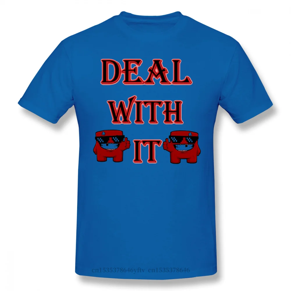 2021 Leisure Fashion 100% cotton T-shirt Deal With It Print Funny Super Meat Boy Bandage Girl Game Men Streetwear 
2021 Leisure Fashion 100% cotton T-shirt Deal With It Print Funny Super Meat Boy Bandage Girl Game Men Streetwear