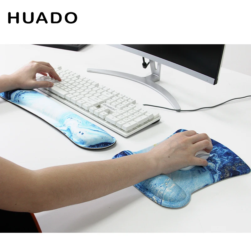 Wrist Rest Mouse Pad and Keyboard Pad Soft Sponge Protect your Wrist Ergonomic Design for PC Computer Work 
Wrist Rest Mouse Pad and Keyboard Pad Soft Sponge Protect your Wrist Ergonomic Design for PC Computer Work
