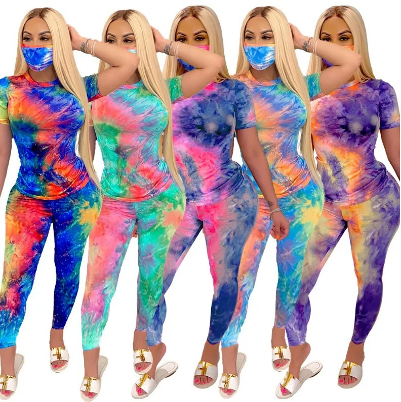 Женский летний костюм-двойка с принтом, пикантный топ с круглым вырезом и коротким рукавом и брюки, 2020 
Женский летний костюм-двойка с принтом, пикантный топ с круглым вырезом и коротким рукавом и брюки, 2020