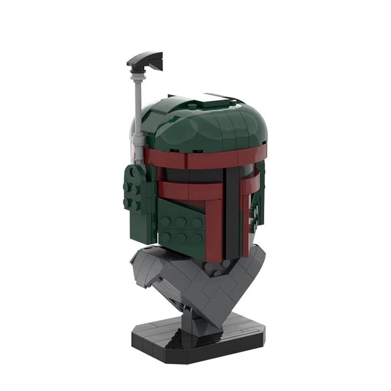 264Pcs Star MOC Wars Boba Fett Bust Model MOC Building Bricks Educational Collection DIY Model For Children Kids Christmas Gifts
264Pcs Star MOC Wars Boba Fett Bust Model MOC Building Bricks Educational Collection DIY Model For Children Kids Christmas Gifts