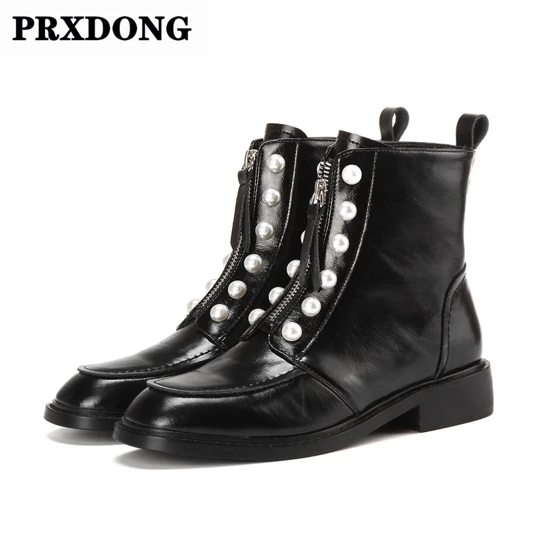 women short boots new brand genuine cow leather med heel black beige zipper shoes woman autumn winter ankle boots casual shoes
women short boots new brand genuine cow leather med heel black beige zipper shoes woman autumn winter ankle boots casual shoes