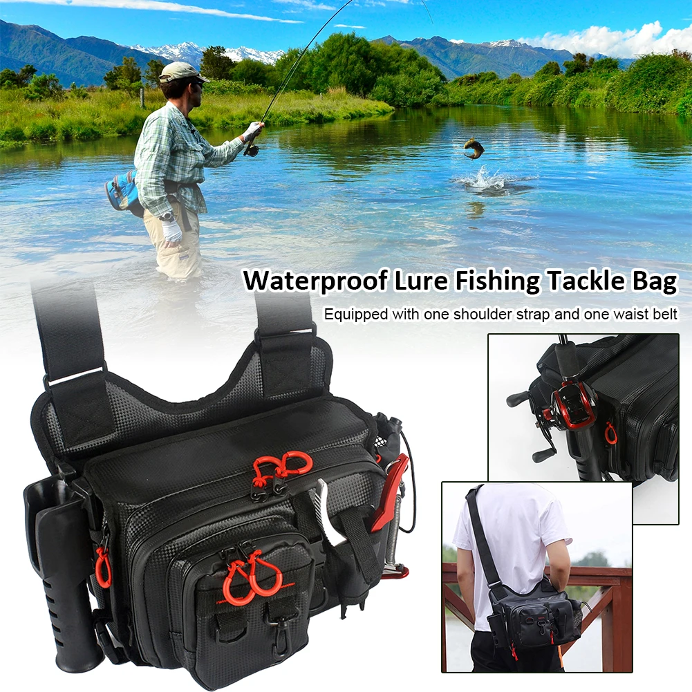 Fishing Tackle Bag Waterproof Large Capacity 25*18*8CM Multifunctional Lure Fishing Storage Bag With Tooth Slots Fishing Satchel
Fishing Tackle Bag Waterproof Large Capacity 25*18*8CM Multifunctional Lure Fishing Storage Bag With Tooth Slots Fishing Satchel