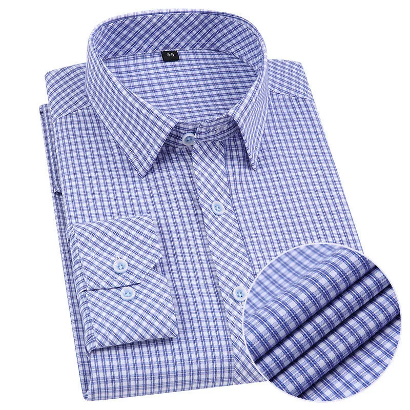 Spring Daily Men's Leisure Shirt Comfortable Skin-friendly Fabric Programmer Plaid Shirt Long Sleeve Square Collar Casual Tops
Spring Daily Men's Leisure Shirt Comfortable Skin-friendly Fabric Programmer Plaid Shirt Long Sleeve Square Collar Casual Tops