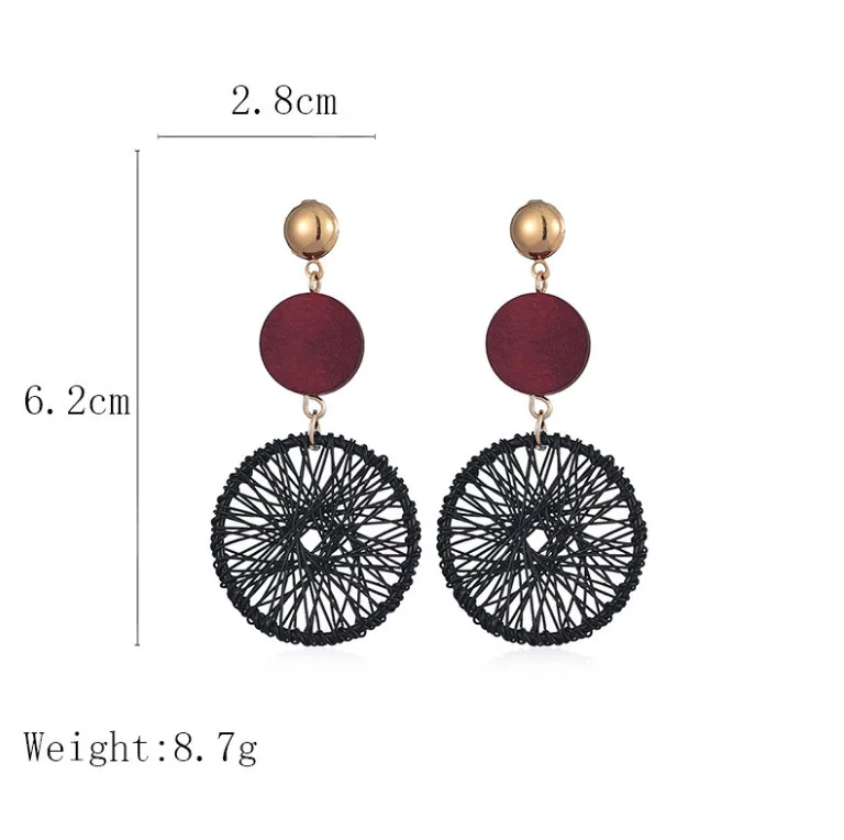 New Vintage Wood Tassel Geometric Winding Earrings for Friends Gifts Party Jewelry Accessories
New Vintage Wood Tassel Geometric Winding Earrings for Friends Gifts Party Jewelry Accessories