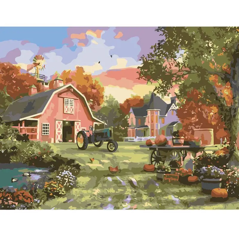 GATYZTORY Mountain Village House Oil Painting By Numbers For Kid Handmade Framework Home Living Room Decor Arts Acrylic Paint
GATYZTORY Mountain Village House Oil Painting By Numbers For Kid Handmade Framework Home Living Room Decor Arts Acrylic Paint