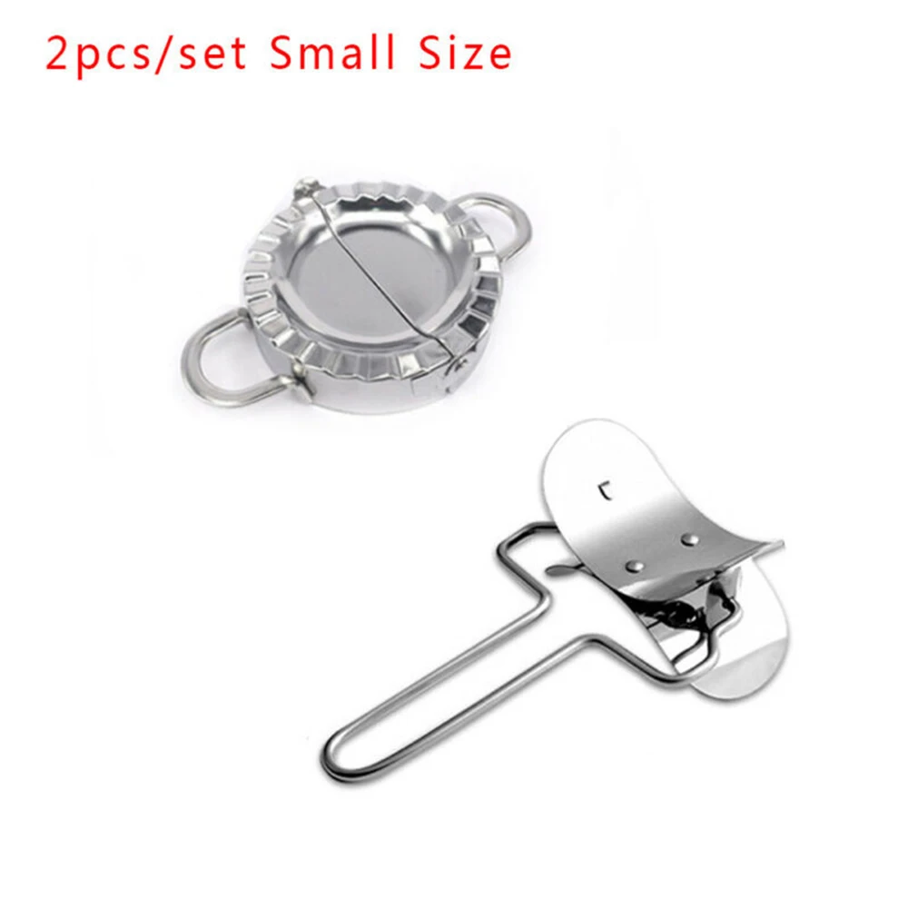 2pcs/set Large Dumpling Dough Circle Roller Machine Cutters Stainless Steel Dumpling Mould Baking Home Kitchen Dumpling Maker
2pcs/set Large Dumpling Dough Circle Roller Machine Cutters Stainless Steel Dumpling Mould Baking Home Kitchen Dumpling Maker