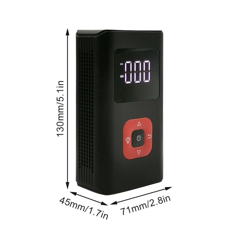 150PSI Tire Inflator Rechargeable Tire Air Compressor for Car Motorcycle Bicycle
150PSI Tire Inflator Rechargeable Tire Air Compressor for Car Motorcycle Bicycle