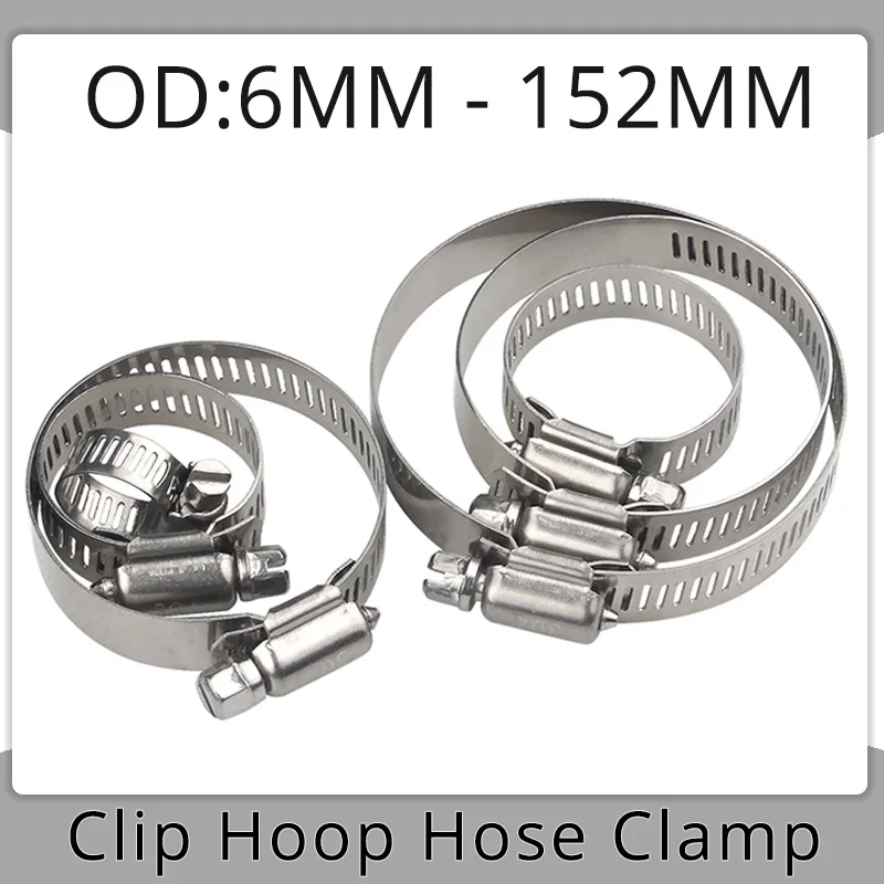 Clip Hoop Hose Clamp Fuel Line Quick Installation Gas Holding Hoop Fire Water Pipe 2 Inch Clamp 304 Stainless Steel
Clip Hoop Hose Clamp Fuel Line Quick Installation Gas Holding Hoop Fire Water Pipe 2 Inch Clamp 304 Stainless Steel