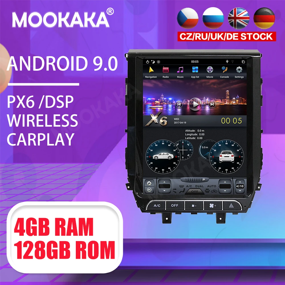Tesla 12,1 "Android 9 PX6 4G 128 ГБ Автомобильный плеер для Toyota Land Cruiser lc200 2016-2019 Автомобильный GPS навигатор CarPlay головное устройство DSP стерео
Tesla 12,1 "Android 9 PX6 4G 128 ГБ Автомобильный плеер для Toyota Land Cruiser lc200 2016-2019 Автомобильный GPS навигатор CarPlay головное устройство DSP стерео