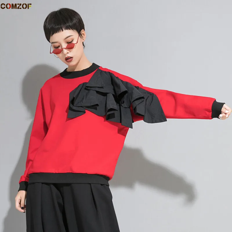 Женская Осенняя футболка с длинным рукавом в стиле пэчворк, свободные уличные топы, одежда, футболка в стиле хип-хоп, женская футболка с круг...
Женская Осенняя футболка с длинным рукавом в стиле пэчворк, свободные уличные топы, одежда, футболка в стиле хип-хоп, женская футболка с круг...