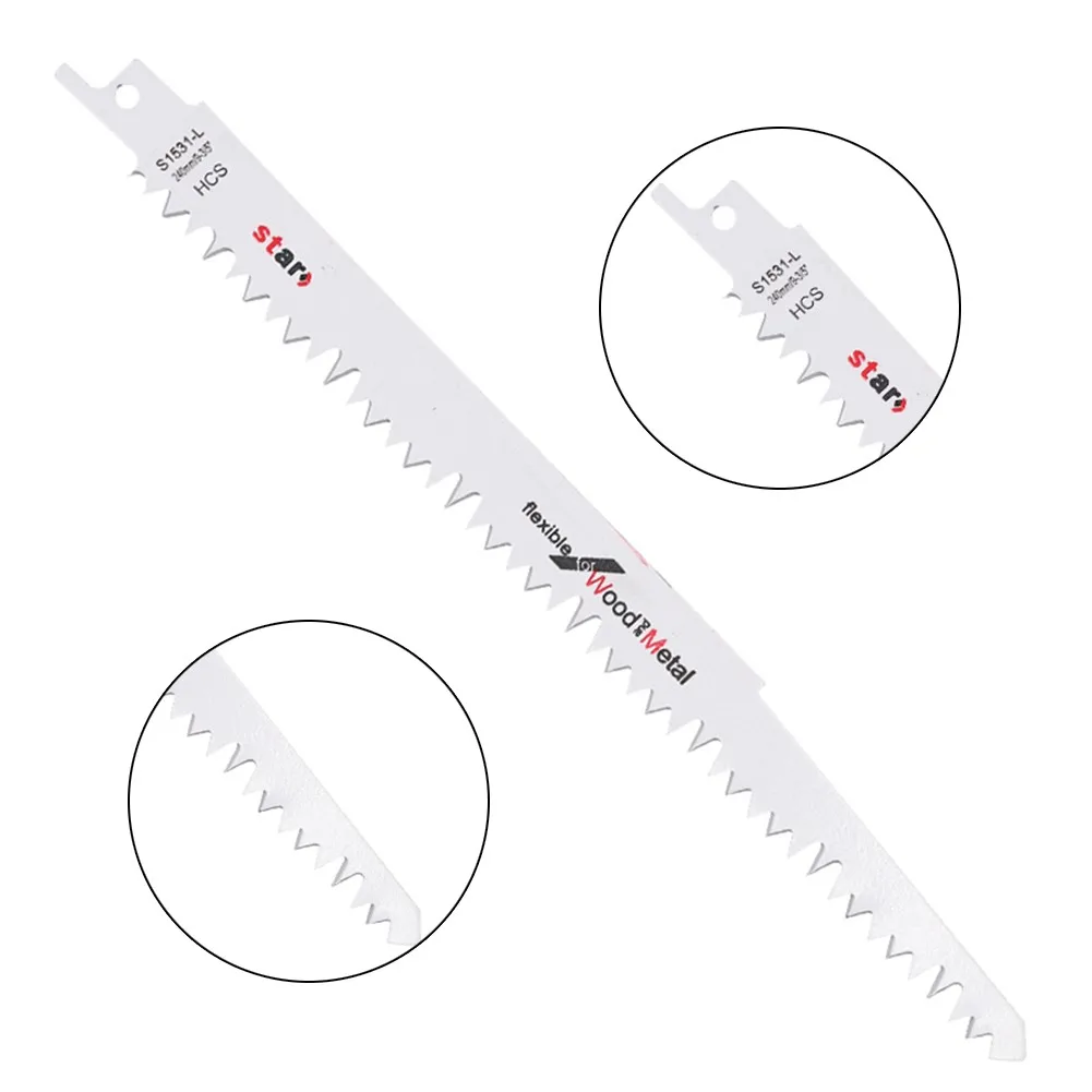 10 Pcs S1531L Fast Cut Reciprocating Saw Blades Wood Universal Fit R1021L Reciprocating Saw Blades For Cutting Wood Metal
10 Pcs S1531L Fast Cut Reciprocating Saw Blades Wood Universal Fit R1021L Reciprocating Saw Blades For Cutting Wood Metal