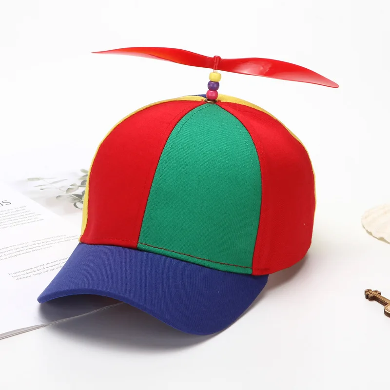 2021 New Funny Helicopter Propeller Baseball Caps Colorful Patchwork Cap Sun Children Adult Boys Girls Snapback Hat
2021 New Funny Helicopter Propeller Baseball Caps Colorful Patchwork Cap Sun Children Adult Boys Girls Snapback Hat