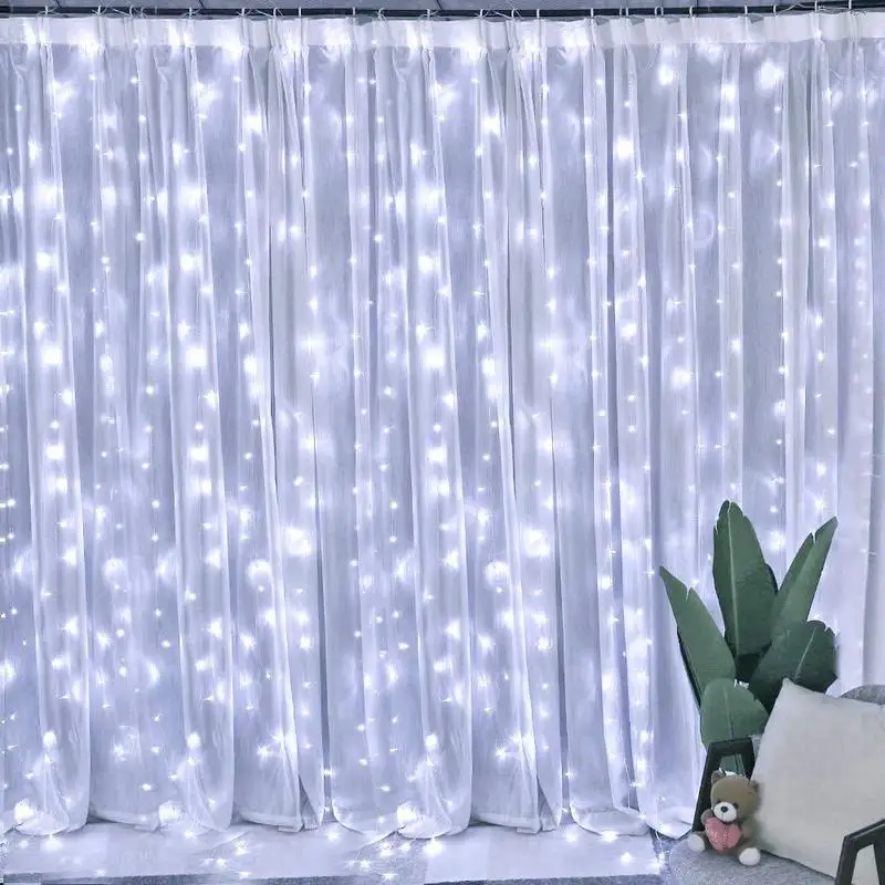 Christmas Decorations for Home 3m 100/200/300 LED Curtain String Light Flash Fairy Garland
Christmas Decorations for Home 3m 100/200/300 LED Curtain String Light Flash Fairy Garland