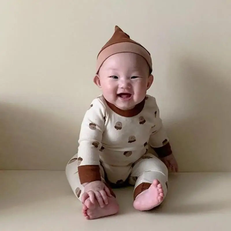 2022 Autumn New Cartoon Print Baby Long Sleeve Set Bodysuit + Pants + Hat 3pcs Newborn Baby Clothes Set Cute Boys Clothing Suit
2022 Autumn New Cartoon Print Baby Long Sleeve Set Bodysuit + Pants + Hat 3pcs Newborn Baby Clothes Set Cute Boys Clothing Suit