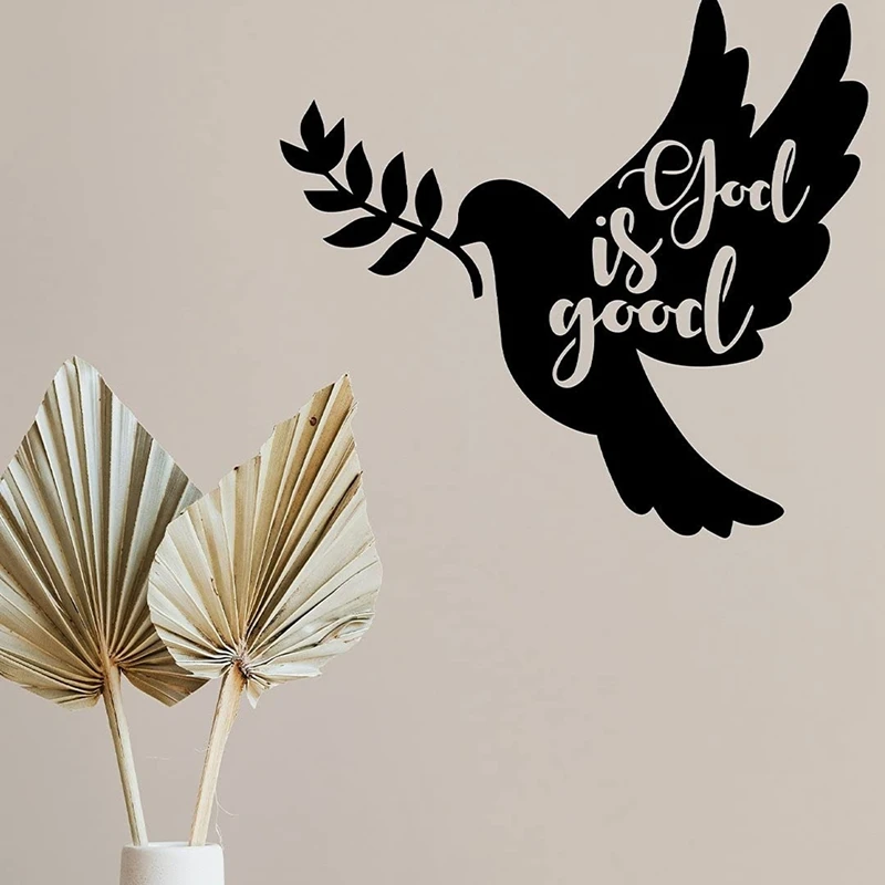 God is Good Dove Decor Metal Wall Art Home Decor Dove of Peace Small Decorative Decor for Indoor & Outdoor
God is Good Dove Decor Metal Wall Art Home Decor Dove of Peace Small Decorative Decor for Indoor & Outdoor