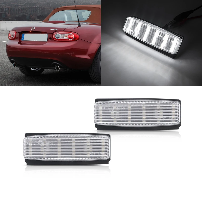 Fits For Mazda MX-5 Miata 2006-2015 For Fiat 124 Spider Abarth 2017 2018 2019 SMD White Canbus Led License Plate Lights Lamp
Fits For Mazda MX-5 Miata 2006-2015 For Fiat 124 Spider Abarth 2017 2018 2019 SMD White Canbus Led License Plate Lights Lamp