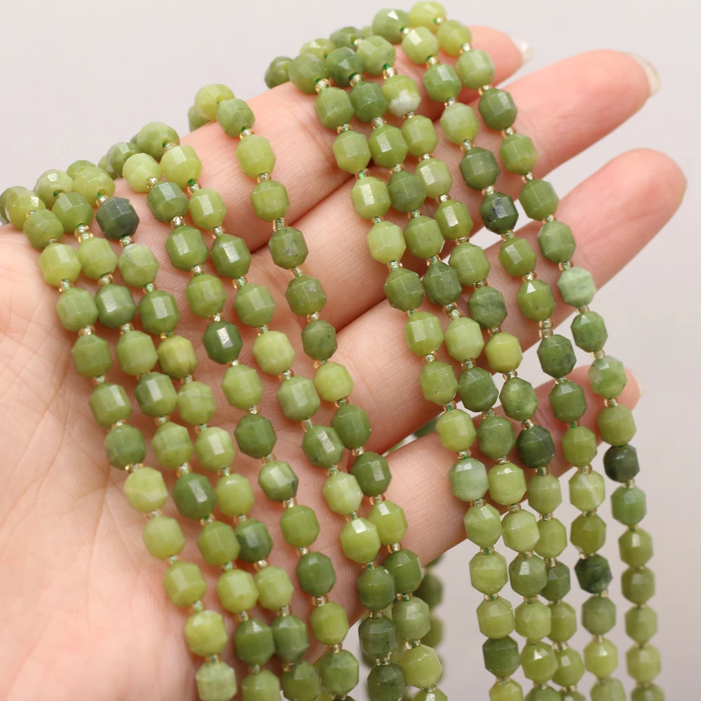 Faceted Natural Agates Stone Beaded Canadian Jades Loose Stone Beads for Women Making DIY Necklace Accessories Gift 6mm
Faceted Natural Agates Stone Beaded Canadian Jades Loose Stone Beads for Women Making DIY Necklace Accessories Gift 6mm