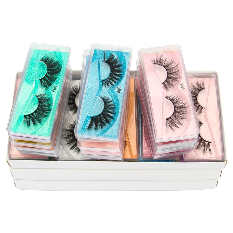 10/100Pcs Wholesale Faux Mink Eyelashes Bulk Items 13-15mm Lashes Pack Fluffy Volume Natural Look Wispy False Eyelashes
10/100Pcs Wholesale Faux Mink Eyelashes Bulk Items 13-15mm Lashes Pack Fluffy Volume Natural Look Wispy False Eyelashes