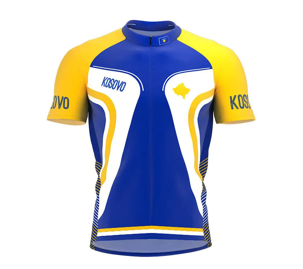 

2022 New KOSOVO Men And Women Classic Cycling Team Short Sleeved Bike Road Mountain Race Clothing Maillot Ciclismo Bike Jersey