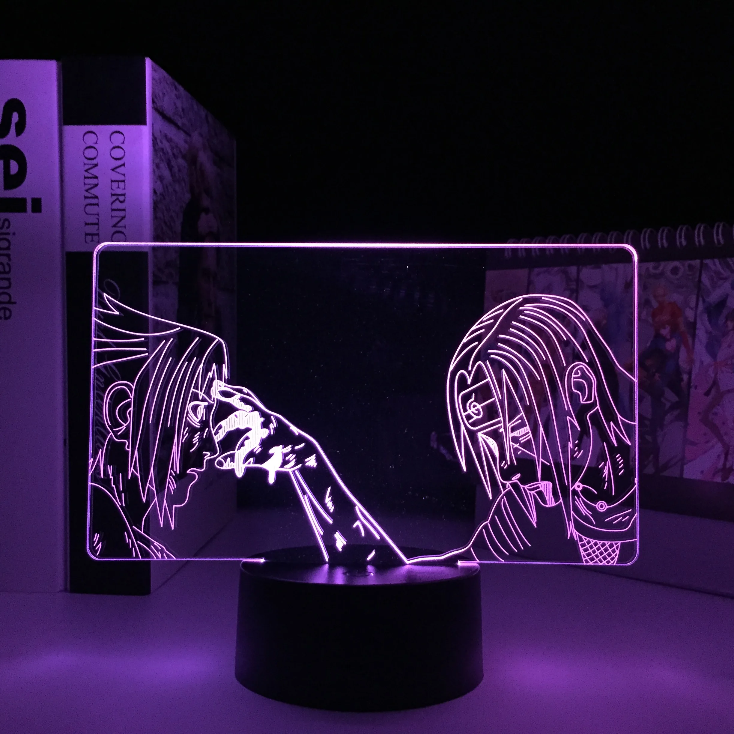 Светодиодная аниме лампа для лба, 3D ночсветильник с дистанционным управлением в японском стиле аниме, с цветной базой, Подарочная лампа
Светодиодная аниме лампа для лба, 3D ночсветильник с дистанционным управлением в японском стиле аниме, с цветной базой, Подарочная лампа