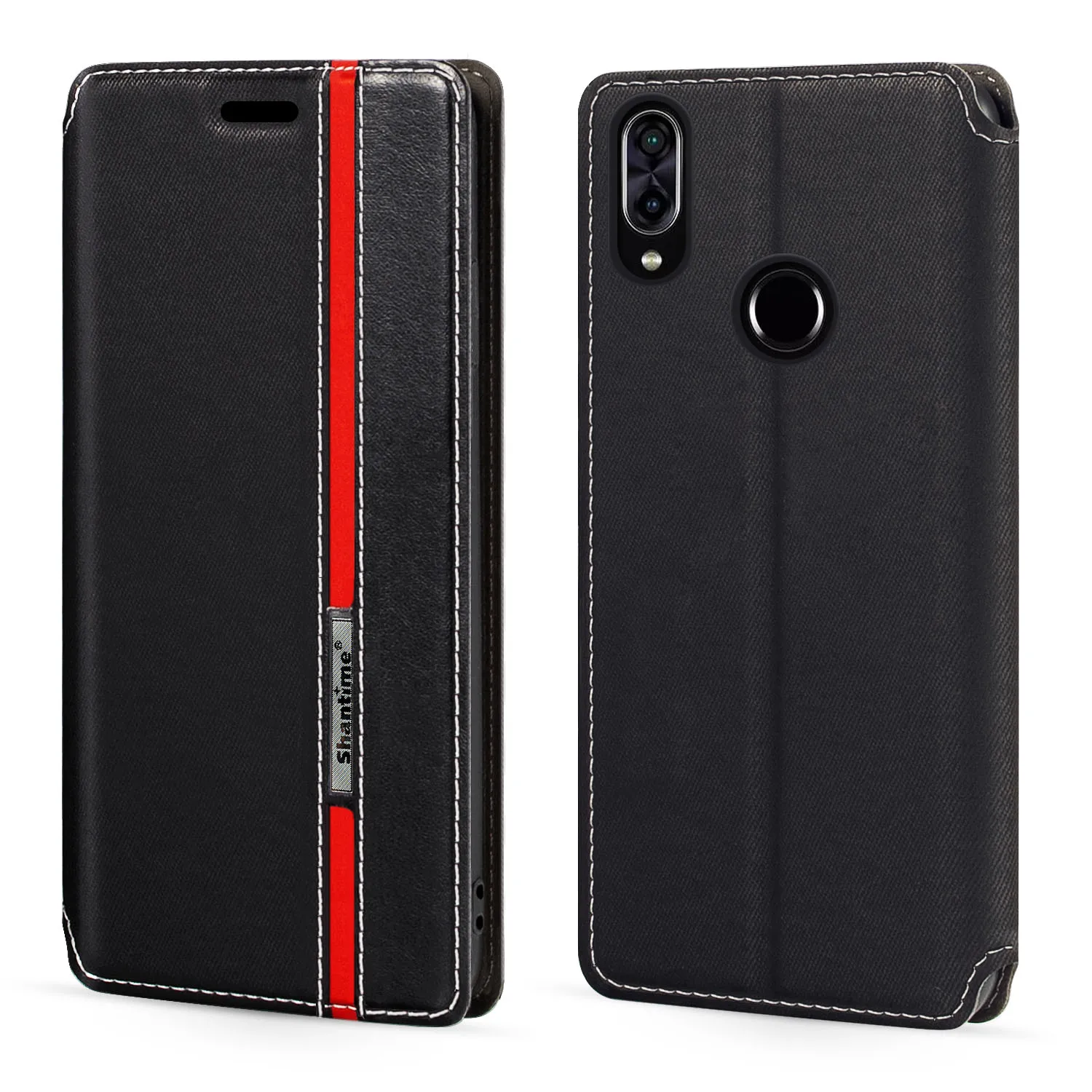 

For Cubot R19 Case Fashion Multicolor Magnetic Closure Leather Flip Case Cover with Card Holder 5.71 inches