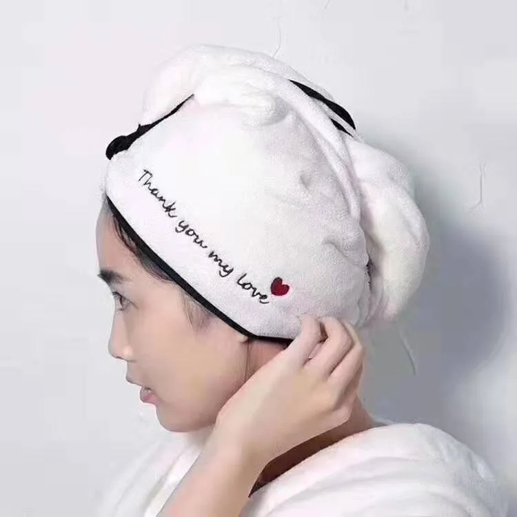 Rapided Dry Hair Hat Quick Drying Hair Towel Wrapped Super Absorbent Quick-drying Towel Bathing Cap Household Daily Necessities 
Rapided Dry Hair Hat Quick Drying Hair Towel Wrapped Super Absorbent Quick-drying Towel Bathing Cap Household Daily Necessities