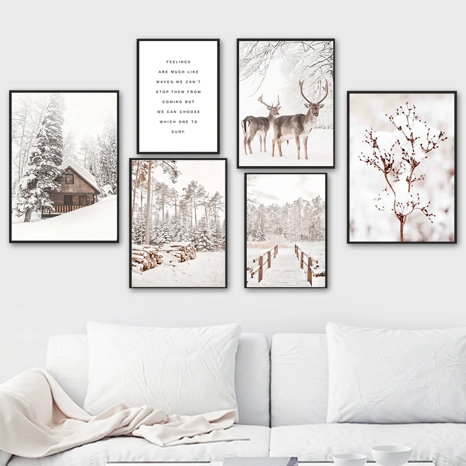 Nature Deer Duck Reed Snow Wood Wall Art Canvas Painting Nordic Posters And Prints Pictures For Living Room Winter Home Decor
Nature Deer Duck Reed Snow Wood Wall Art Canvas Painting Nordic Posters And Prints Pictures For Living Room Winter Home Decor