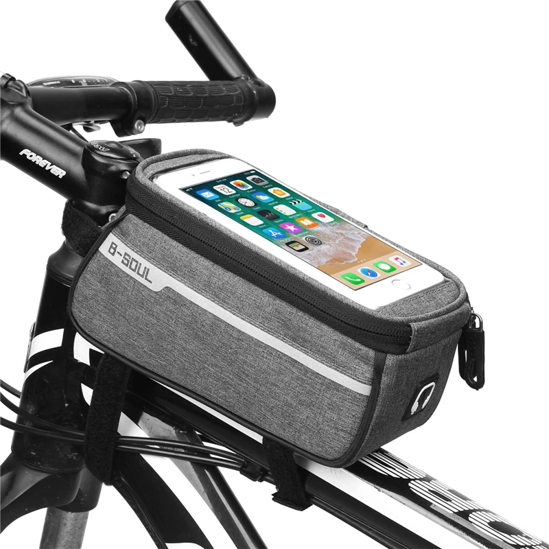 B-SOUL Waterproof Bicycle Bags Touch Screen MTB Cycling Bags Panniers Bike Frame Front Tube Storage Bag 6.0 Inch
B-SOUL Waterproof Bicycle Bags Touch Screen MTB Cycling Bags Panniers Bike Frame Front Tube Storage Bag 6.0 Inch