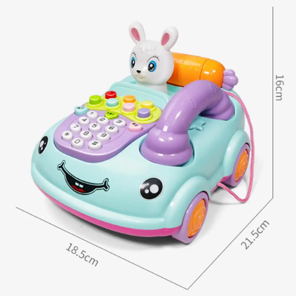 Creative Car Rabbit Children's Phone Toy Early Education Story Machine Baby Phone Emulated Telephone Toys For Children Music
Creative Car Rabbit Children's Phone Toy Early Education Story Machine Baby Phone Emulated Telephone Toys For Children Music