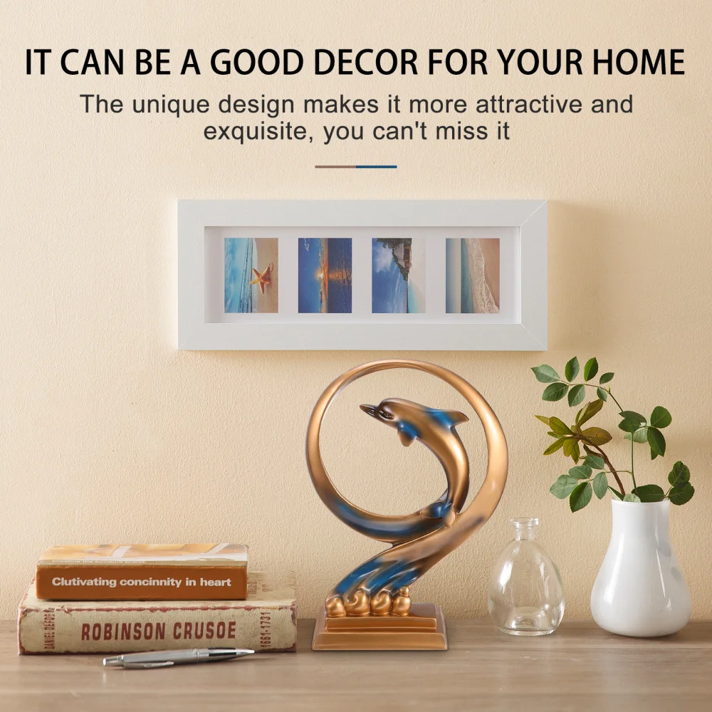 Creative Dolphin Decor Dolphin Tabletop Decor Desktop Dolphin Ornament
Creative Dolphin Decor Dolphin Tabletop Decor Desktop Dolphin Ornament