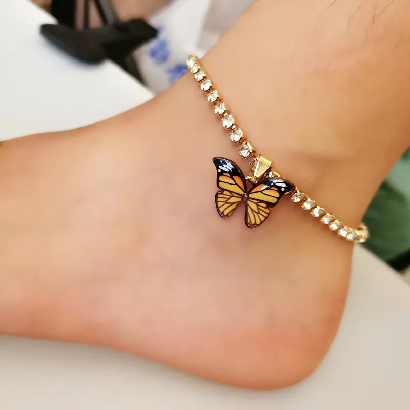 4 Style Butterfly Design Anklet Rhinestone Crystal Anklet Beach Anklet Women Sandals Foot Bracelets
4 Style Butterfly Design Anklet Rhinestone Crystal Anklet Beach Anklet Women Sandals Foot Bracelets
