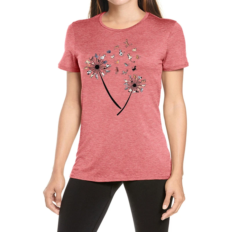 Kawaii Cats Dandelion Flower Tee shirts vintage women clothing Funny Animal graphic cat tee slim female T-Shirt girls 90s tops
Kawaii Cats Dandelion Flower Tee shirts vintage women clothing Funny Animal graphic cat tee slim female T-Shirt girls 90s tops