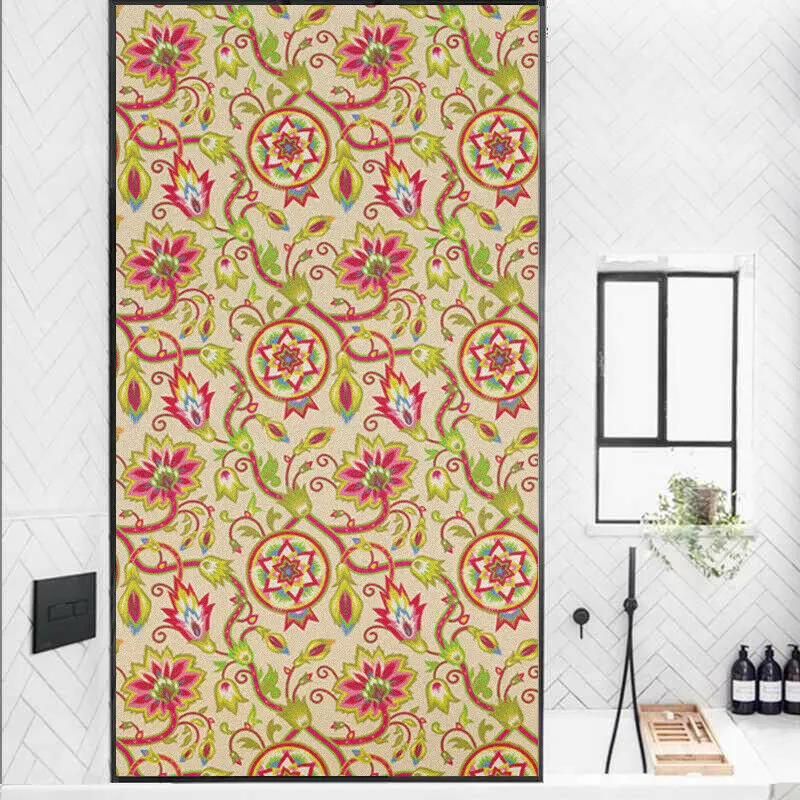 European Style 3D Floral Static Glass Film Stained Window Films Frosted Opaque Home Bathroom Electrostatic Glass Stickers
European Style 3D Floral Static Glass Film Stained Window Films Frosted Opaque Home Bathroom Electrostatic Glass Stickers