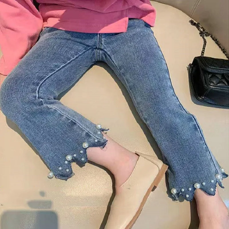 WLG Girls Jeans Kids Spring Fall Denim Blue Boot Cute Jean Baby Girl Casual Trousers for 2-6 Years
WLG Girls Jeans Kids Spring Fall Denim Blue Boot Cute Jean Baby Girl Casual Trousers for 2-6 Years