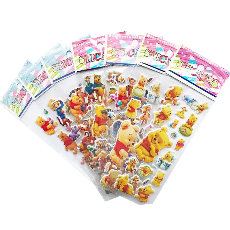 12 Sheets Winnie the Pooh Theme Bubble Stickers 3D Puffy Cartoon cup Stickers Kids Bedroom Home cups Decoration supplies
12 Sheets Winnie the Pooh Theme Bubble Stickers 3D Puffy Cartoon cup Stickers Kids Bedroom Home cups Decoration supplies