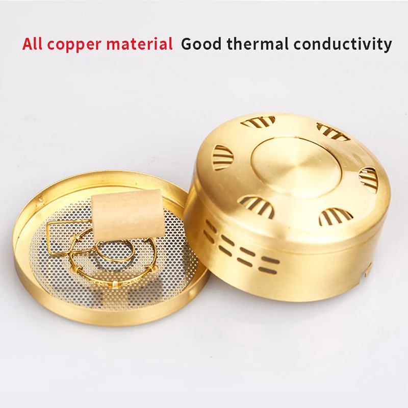 Moxibustion Box Smokeless Moxa Sticks Box Pure Copper Moxa Burner Moxa Massage Box Chinese Medical Acupuncture Points Massage
Moxibustion Box Smokeless Moxa Sticks Box Pure Copper Moxa Burner Moxa Massage Box Chinese Medical Acupuncture Points Massage