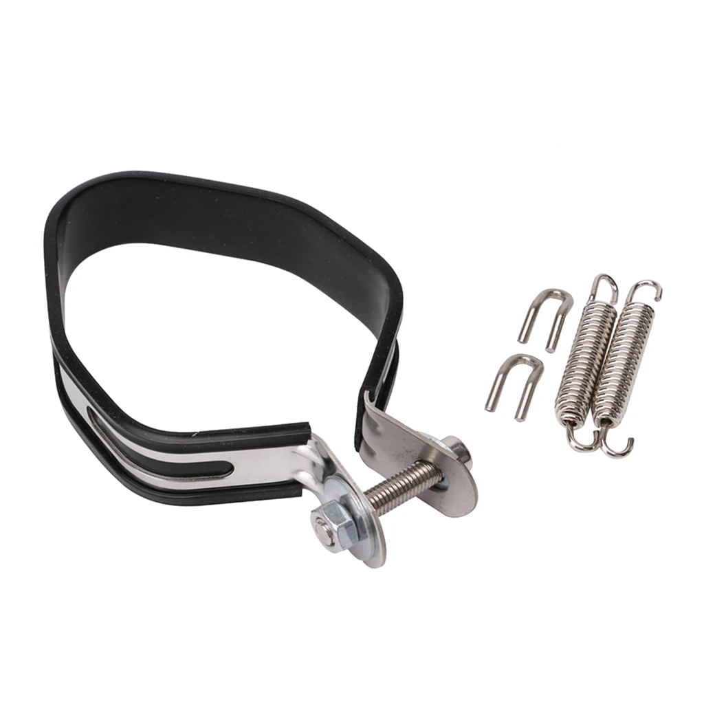 Motorcycle Exhaust Silencer Clamp Butt Joint Narrow Band Exhaust Seal,1 Set
Motorcycle Exhaust Silencer Clamp Butt Joint Narrow Band Exhaust Seal,1 Set