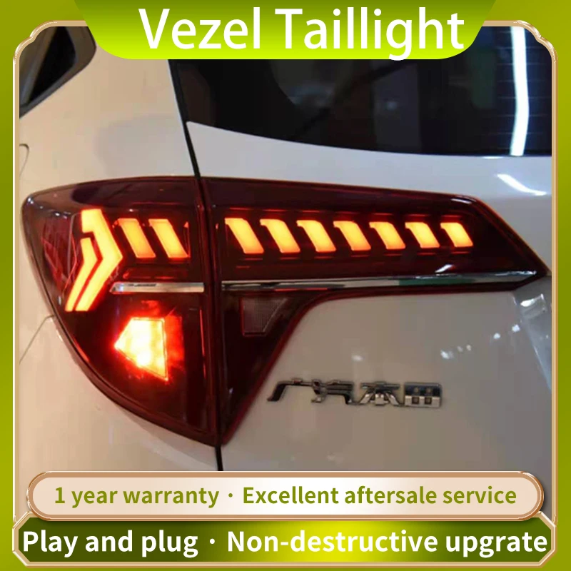 New Style For Honda HR-V/Vezel Rear Lamp Taillights Assembly Back Lamp with dynamic turning signal 2014-2017 Year
New Style For Honda HR-V/Vezel Rear Lamp Taillights Assembly Back Lamp with dynamic turning signal 2014-2017 Year