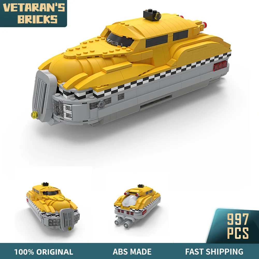 MOC 5th Fifth Element Korben's Taxi Race Car Vehicle Model Modular Building Blocks Model Bricks Set Toy Kid Child Christmas Gift
MOC 5th Fifth Element Korben's Taxi Race Car Vehicle Model Modular Building Blocks Model Bricks Set Toy Kid Child Christmas Gift