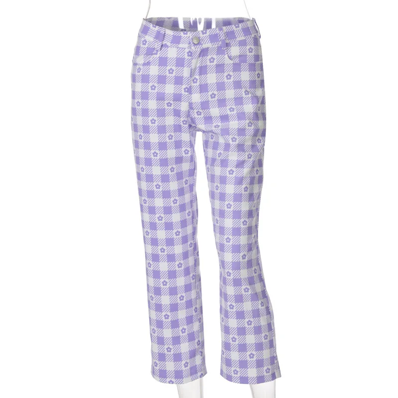 90s Aesthetics Plaid Floral Print Long Pants Y2K Vintage High Waist Ankle-Length Trousers Indie Fashion Bottoms Summer
90s Aesthetics Plaid Floral Print Long Pants Y2K Vintage High Waist Ankle-Length Trousers Indie Fashion Bottoms Summer