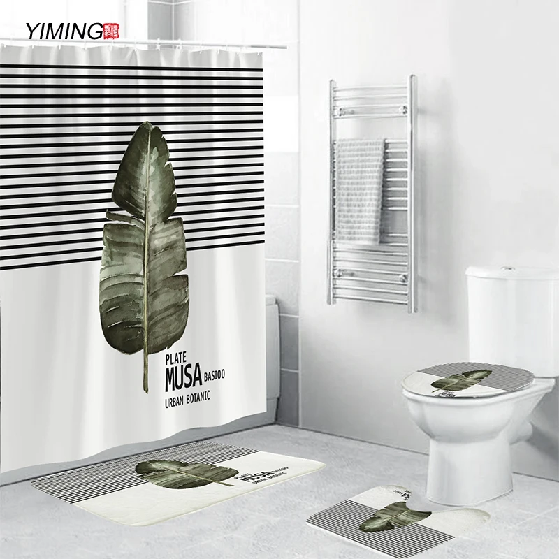 European-style simple bathroom decoration shower curtain set non-slip mat carpet toilet cover cushion cover bathroom decoration
European-style simple bathroom decoration shower curtain set non-slip mat carpet toilet cover cushion cover bathroom decoration