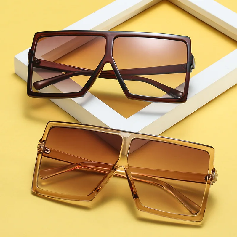 Fashion Large Square Frame Sunglasses Candy Colors Brand Design Anti-ultraviolet UV400 Casual Sunglasses for Adult,Women,Men
Fashion Large Square Frame Sunglasses Candy Colors Brand Design Anti-ultraviolet UV400 Casual Sunglasses for Adult,Women,Men