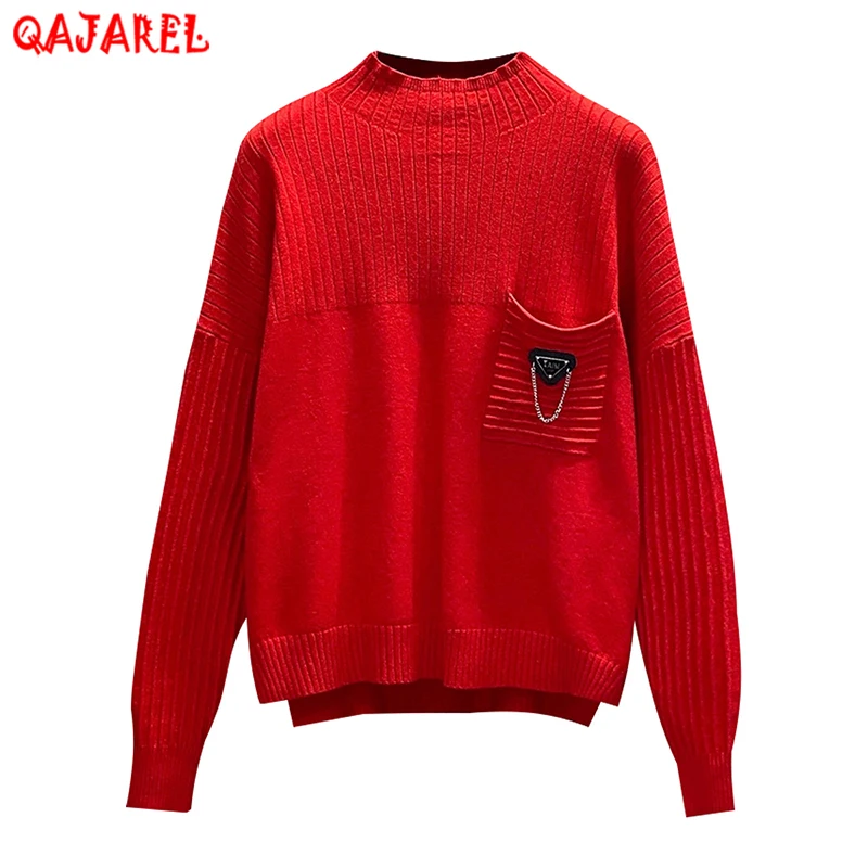 Women Black Knitted Cotton Thick Warm Pullovrs Autumn Winter Korean Vintage Casual Top Sweaters 2023 New Elegant Bodycon Sweater
Women Black Knitted Cotton Thick Warm Pullovrs Autumn Winter Korean Vintage Casual Top Sweaters 2023 New Elegant Bodycon Sweater