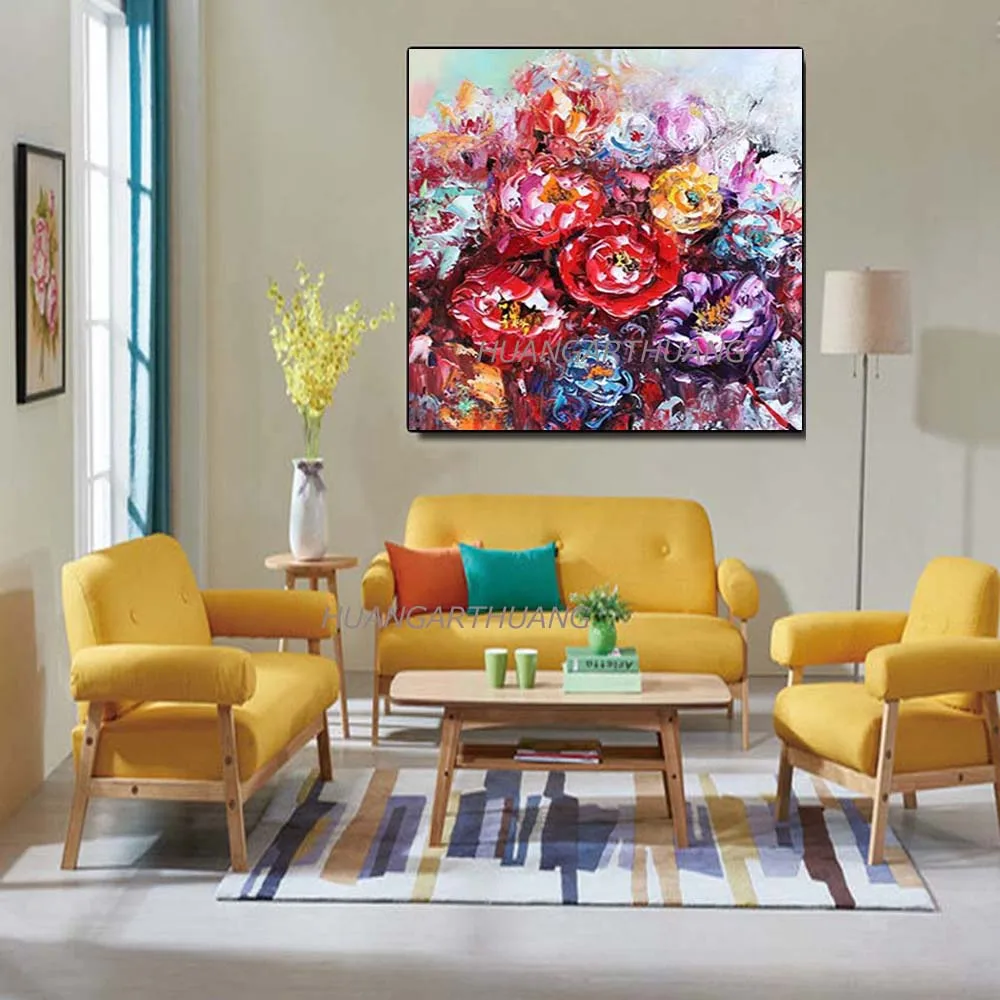 Handmade Oil Painting Palette Knife Flower Oil Painting Art Canvas Wall Art Wall Flower Pictures Art Handpainted Oil Paintings
Handmade Oil Painting Palette Knife Flower Oil Painting Art Canvas Wall Art Wall Flower Pictures Art Handpainted Oil Paintings
