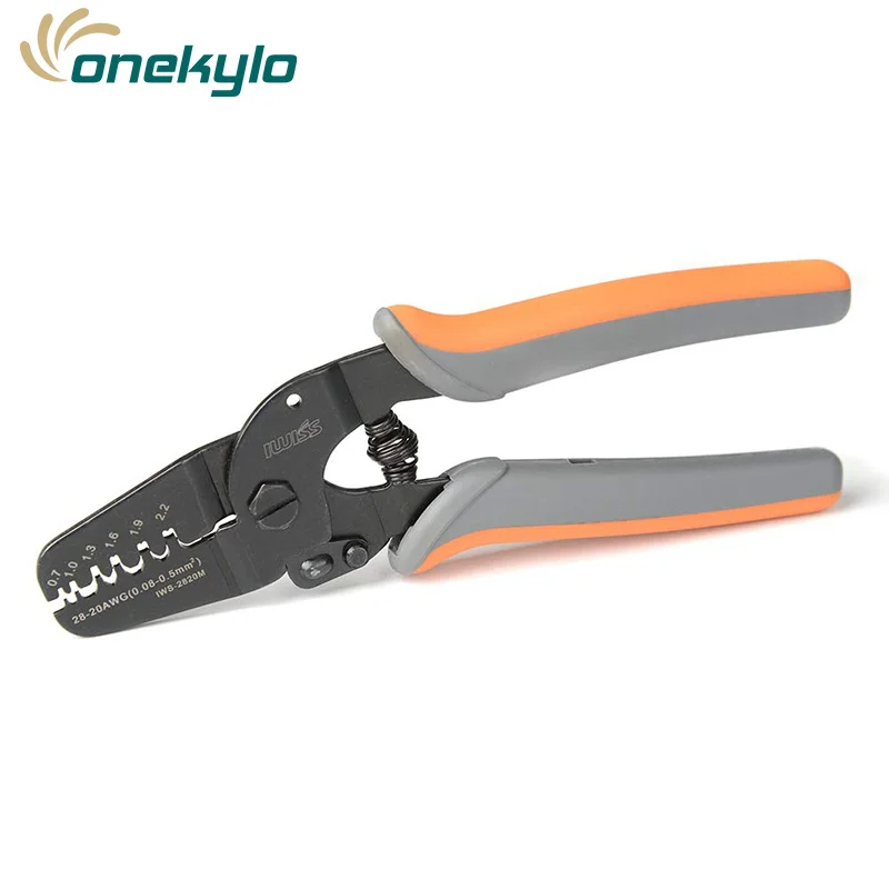 IWS-2820 crimper plier IWISS Mini Micro Open Barrel Crimping Tools for AWG28-20 JAM Molex Tyco JST2.54 Terminals and Connectors
IWS-2820 crimper plier IWISS Mini Micro Open Barrel Crimping Tools for AWG28-20 JAM Molex Tyco JST2.54 Terminals and Connectors